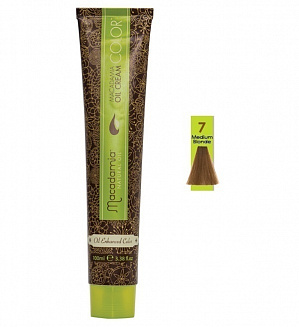 Краска для волос Macadamia Professional Oil Cream Color 7 Средний блондин 100 мл