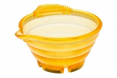 Миска для окрашивания Y.s.park PTB Orange Pro Tint Bowl, прозрачный желтый, внутри с мерной шкалой, 350 мл