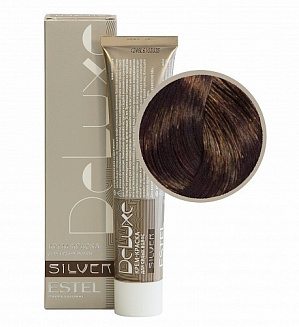 Estel Professional 5/45 крем-краска  Deluxe silver, светлый шатен медно-красный 60 мл