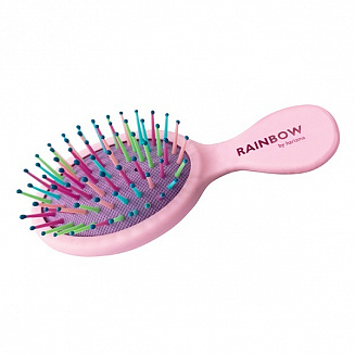 Щетка для волос Harizma Rainbow малая розовая