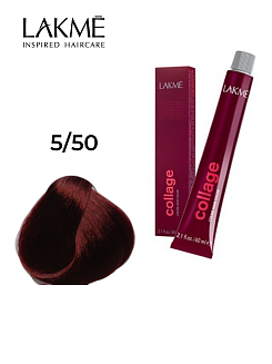 Краска для волос Lakme Collage new 5/50, светлый шатен махагоновый, 60 мл