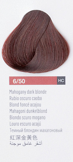 Краска для волос Lakme Chroma 6/50, тёмный блондин махагоновый, безаммиачная, перманентная, 60 мл