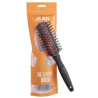 Расчёска продувная с зубцами из нейлона Olivia Garden Jean ID2197, 10- тирядка, черная