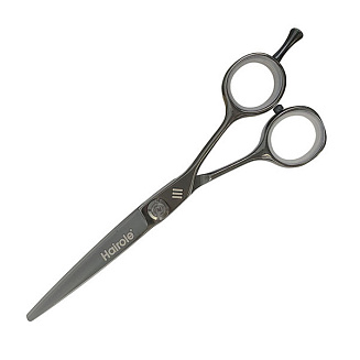 Ножницы для стрижки волос Hairole Tc501 black 6.0, прямые, японская сталь Vg-10, эргономичный дизайн, длина полотна 6.0