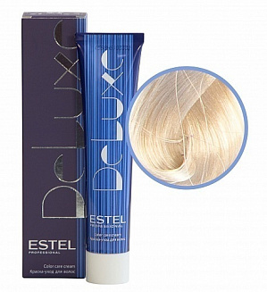 Estel Professional 10/76 краска-уход  Deluxe, светлый блондин коричнево-фиолетовый 60 мл