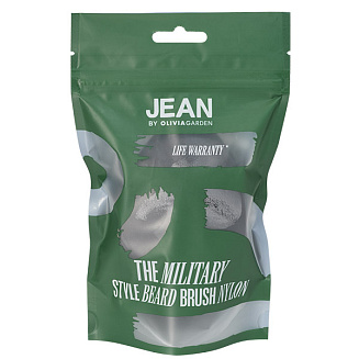 Щетка для бороды с нейлоновыми зубцами Olivia Garden Jean ID2203, черная