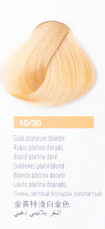 Краска для волос Lakme Chroma 10/30, очень светлый блондин золотистый, безаммиачная, перманентная, 60 мл