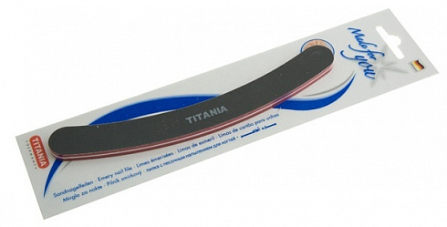 Пилочка для ногтей песочная в форме банана TITANIA