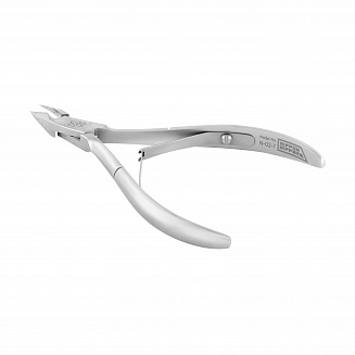 Nippon Nippers. Кусачки для кутикулы. Лезвие 7 мм. Двойная пружина. Матовые