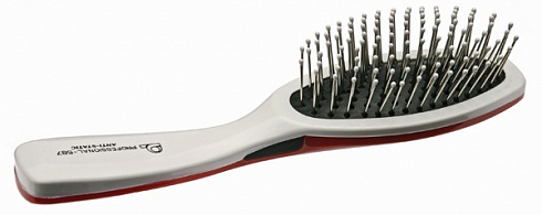 Щётка для волос массажная овальная маленькая облегченная антистатик EUROSTIL