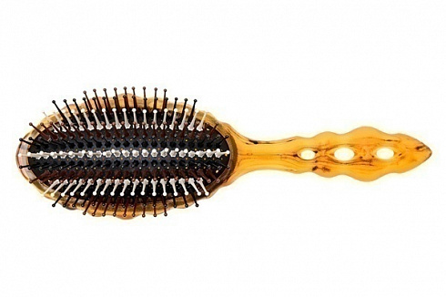 Щетка для укладуки волос Y.s.park AZ34 amber Aerosaurus, янтарная, термостойкая, антистатическая, 85 г