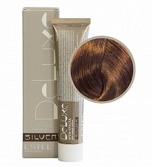 Estel Professional 7/75 крем-краска  Deluxe silver, русый коричнево-красный 60 мл