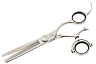 Филировочные ножницы Olivia Garden Swivelcut 6.35, SH-SW1PC-TR63J, 36 зубцов, с поворотным кольцом для большого пальца