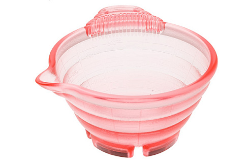 Миска для окрашивания Y.s.park Ptb Pink Pro Tint Bowl, прозрачный розовый, внутри с мерной шкалой, 350 мл