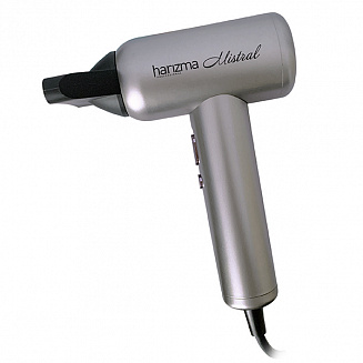 Фен Harizma Mistral 1400 ВТ, BLDC мотор,  3 режима температуры, 2 скорости, 1 насадка