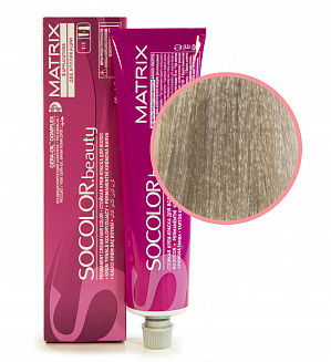 Краска для волос Matrix Socolor Beauty 10AV, очень светлый блондин пепельно-перламутровый, перманентная, 90 мл