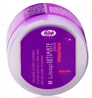 Увлажняющая маска для волос с разглаживающим эффектом M-LISAP ULTIMATE PLUS MOISTURE RICH SMOOTHING MASK,250 мл
