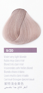 Краска для волос Lakme Chroma 9/20, светлый блондин фиолетовый, безаммиачная, перманентная, 60 мл