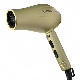 Фен для сушки волос Harizma Splendid h10225 gold,золотой, мощность- 2200 Вт