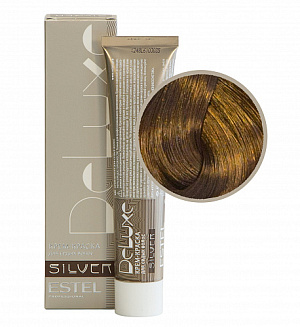 Estel Professional 8/37 крем-краска  Deluxe silver, светло-русый золотисто-коричневый 60 мл