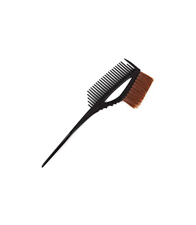 Кисточка для окрашивания с расчёской Y.S.park sf640 black,  чёрная