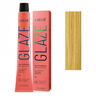 Краска для волос Lakme Glaze 9/03 Vanila, полуперманентная, без аммиака, ваниль, 60 мл