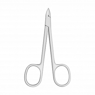 Nippon Nippers. Кусачки для педикюра Глазки. Лезвие без пятки 9 мм. Матовые