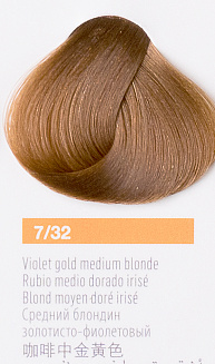 Краска для волос Lakme Collage new 7/32, средний блондин золотисто-фиолетовый, 60 мл