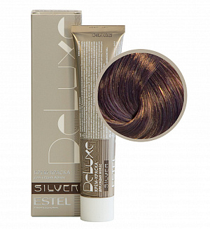 Estel Professional 6/76 крем-краска  Deluxe silver, темно-русый коричнево фиолетовый 60 мл