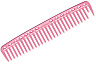 Расчёска для стрижки Y.S.park 452 pink, редкозубая, 20 см, розовая
