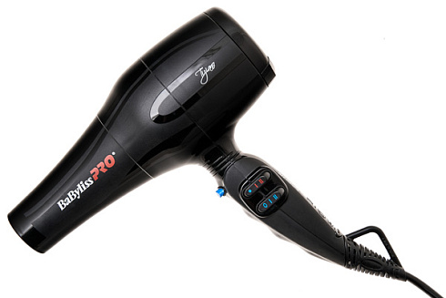 Фен Babyliss Pro Tiziano BAB6330RE, черный, мощность- 2300 Вт