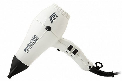 Фен Parlux 385 Power Light IonicCeramic 2150W белый