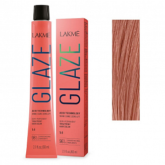 Краска для волос Lakme Glaze 9/05 RoseQuartz , полуперманентная, без аммиака, розовый кварц, 60 мл