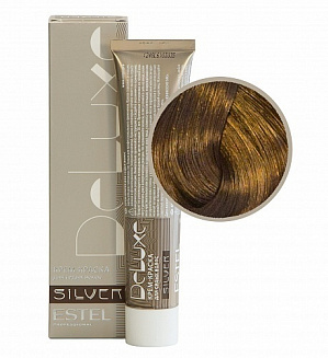 Estel Professional 8/37 крем-краска  Deluxe silver, светло-русый золотисто-коричневый 60 мл