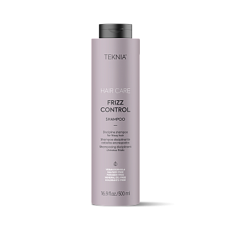 Шампунь Lakme Teknia Frizz Control, бессульфатный, для вьющихся волос, дисциплинирующий, 500 мл