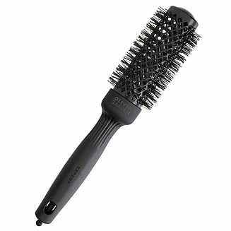 Термобрашинг Olivia Garden для укладки волос Expert Blowout Shine Wavy Bristles Black Label 35 мм