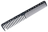 Расчёска для стрижки Y.s.park 332 carbon, черная, 18.5 см, универсальная