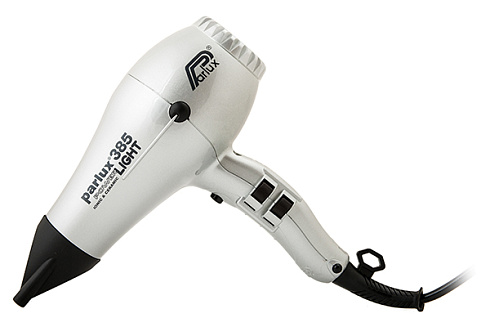 Фен Parlux 385 Power Light IonicCeramic, арт. P385-серебро, 2150 Вт, серебристый