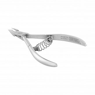 Nippon Nippers. Кусачки для кутикулы N-02S-7. Лезвие 7 мм. Спиральная пружина. Матовые