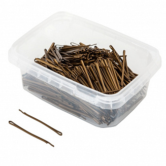 Невидимки гладкие бронзовые 50 мм (500 гр) SIBEL