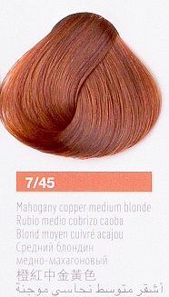 Краска для волос Lakme Collage new 7/45, средний блондин медно-махагоновый, 60 мл