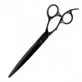 Ножницы для стрижки волос Olivia Garden Jean ID2189 , прямые, черные, длина полотна- 7,0