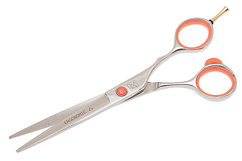 Ножницы прямые для стрижки волос Katachi Ergonomic K1660, эргономика, размер- 6.0