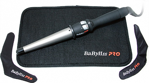 Плойка для локонов конусная Babyliss Pro  BAB2280TTE, титан + турмалин, 13-25 мм