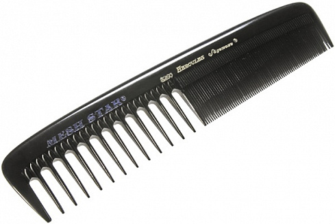 Расчёска MESH STAR разделительная длинная, часто/особо редко, Hercules