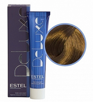 Estel Professional 6/3 краска-уход  Deluxe, темно-русый золотистый 60 мл
