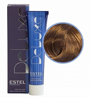 Estel Professional 7/75 краска-уход  Deluxe, русый коричнево-красный 60 мл