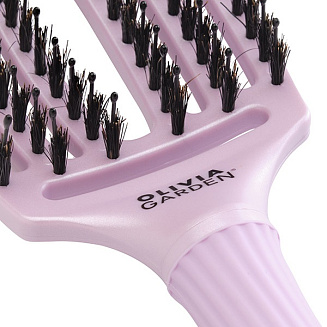 Щетка для волос Olivia Garden Fingerbrush BoarNylon Ethereal Lavender ID1864
