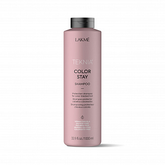 Шампунь Lakme COLOR STAY, безсульфатный, для защиты цвета окрашенных волос, 1000 мл