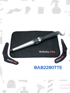 Плойка для локонов конусная Babyliss Pro BAB2280TTE, титан /турмалин, диаметр 13-25 мм